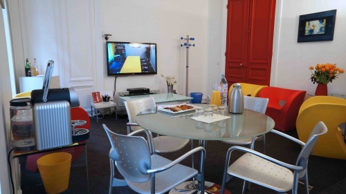 Salon clients r&eacute;union de consommateurs